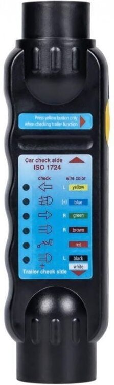 7-poliger 12-V-Anhängersteckdosenprüfer, Diagnosegerät