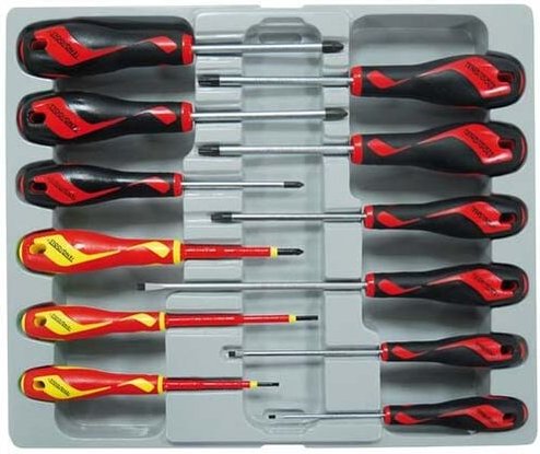 Tengtools - Kombi-Schraubendreher-Satz, MD912N1, 12-teilig 178210209