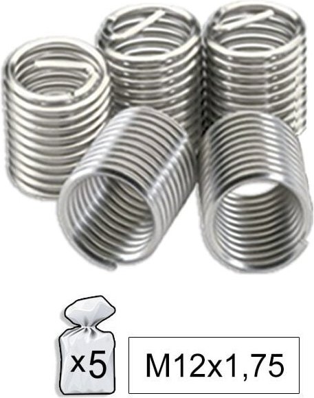 Beutel mit 5 spiraligen nachfüllungen M12X1,75 JBM 52021