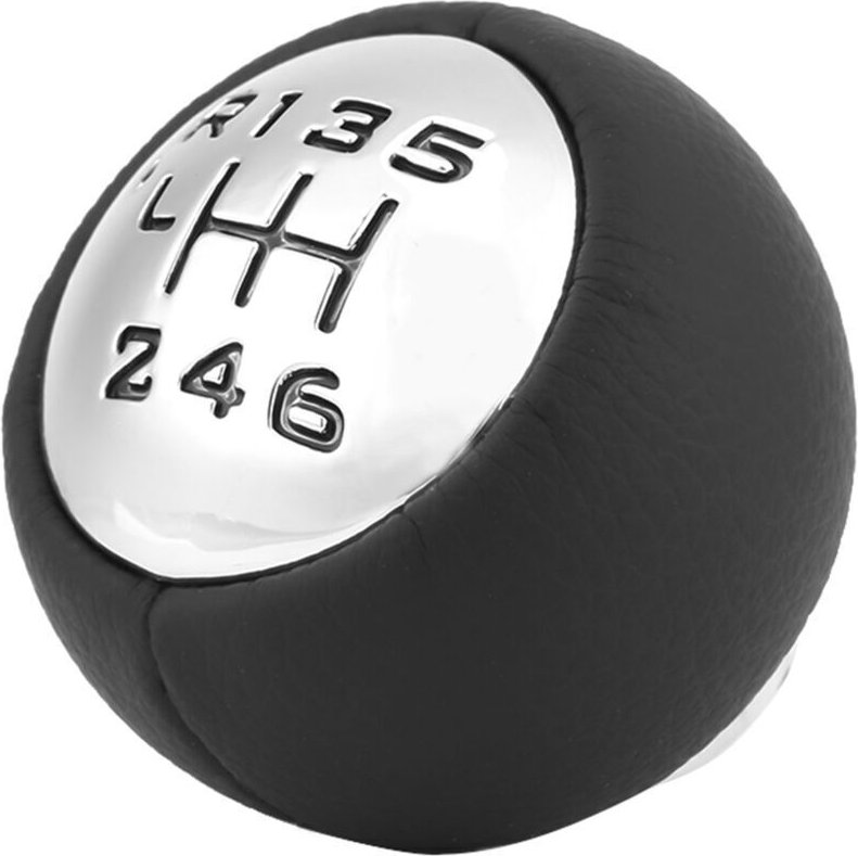 Schaltknauf für 6-Gang-Schaltgetriebe, passend für Peugeot 307, 308, 3008, 407, 5008, 807 und Citroën C3, C4 und C8.