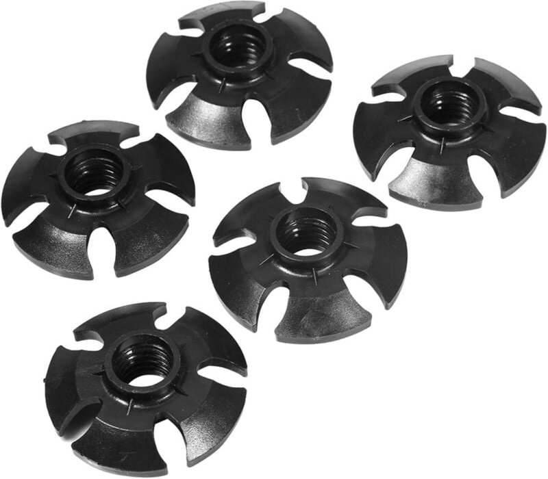 Shining House - Wanderstockkorb, 6 Stück, Gummi-Wanderstock, Schneeschlamm, Rutschkorb, Wanderstock, Stockzubehör, Skist...