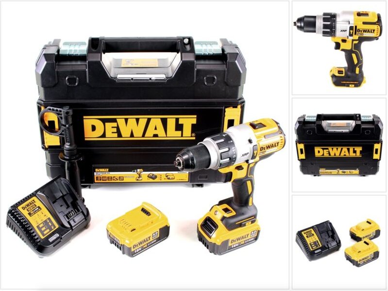 Dcd 996 M2 Akku Schlagbohrschrauber 18 v 95 Nm Brushless + 2x Akku 4,0 Ah + Ladegerät + tstak - Dewalt