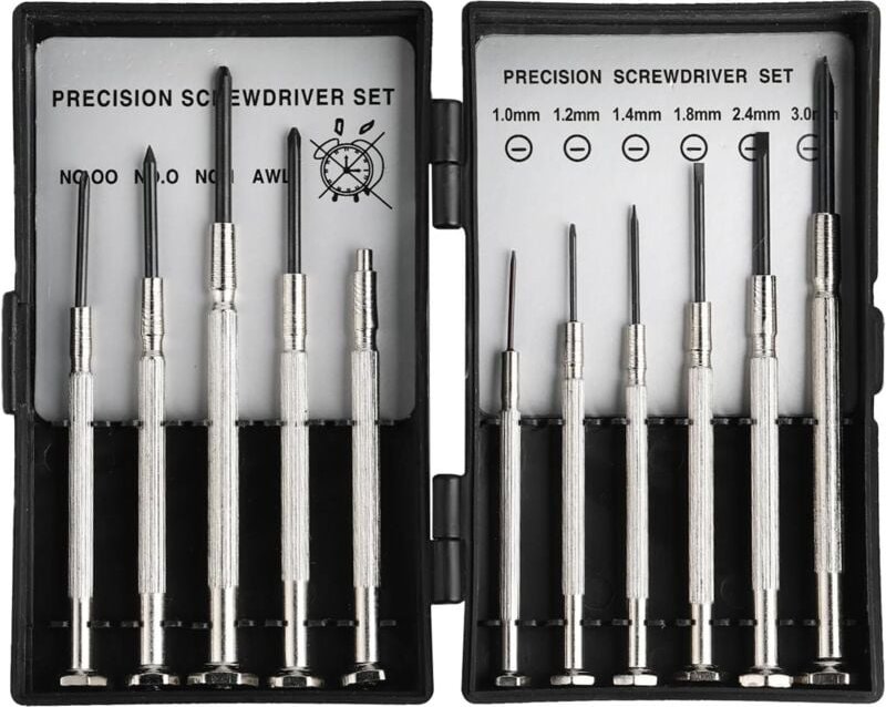 11-in-1-Präzisionsschraubendreher-Set – Mini-Schraubendreher mit magnetischem Bit, Brillenschraubendreher-Set für die Re...