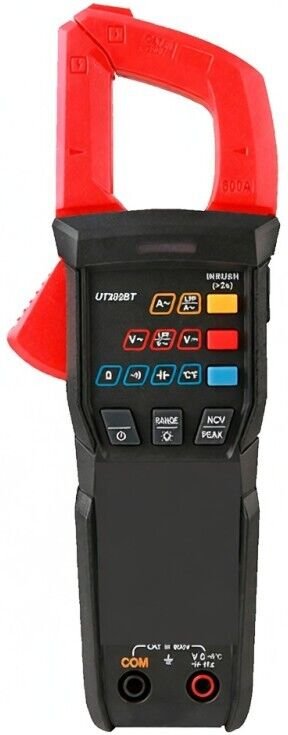Pinza amperometrica digitale UT202BT, 9999 conteggi, multifunzione, voltmetro, amperometro, misuratore di continuità, fr...