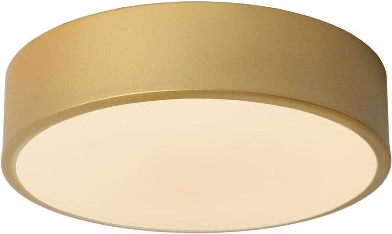 Unar - Deckenleuchte - ø 20 cm - led 3 StepDim - 1x12W 2700K - Mattes Gold / Messing - Lucide