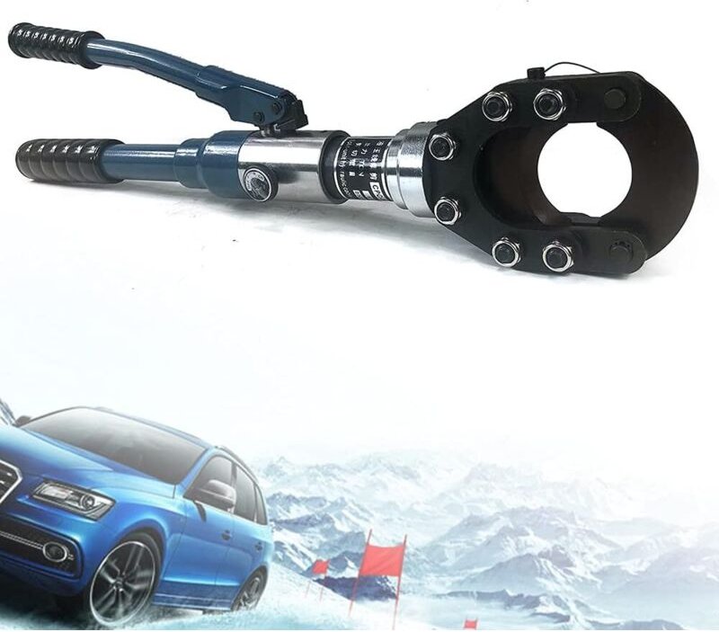 Hydraulischer Kabelschere, Ø 50 mm Manuelle Hydraulikschere Kabelschneider Hydraulikschneider Kabelschneider Hydraulisch...