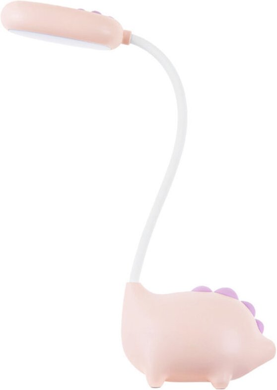 LED-Schreibtischlampe, Dinosaurier-Schreibtischlampe für Kinder, USB-aufladbar, dimmbare LED-Nachttischlampe mit Berühru...