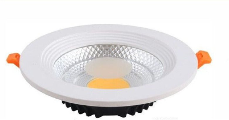 Trade Shop Traesio - Trade Shop - led cob -Panel gebaut -Slim Spotlight 15 Watt Light 6500K 3000k 4000k -