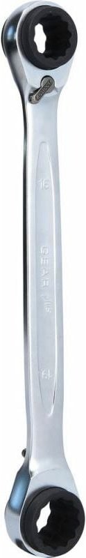 Ks Tools 4 in 1 GEARplus umschaltbar Doppel-Ratschenringschlüssel, 16x17x18x19mm - 503.4546