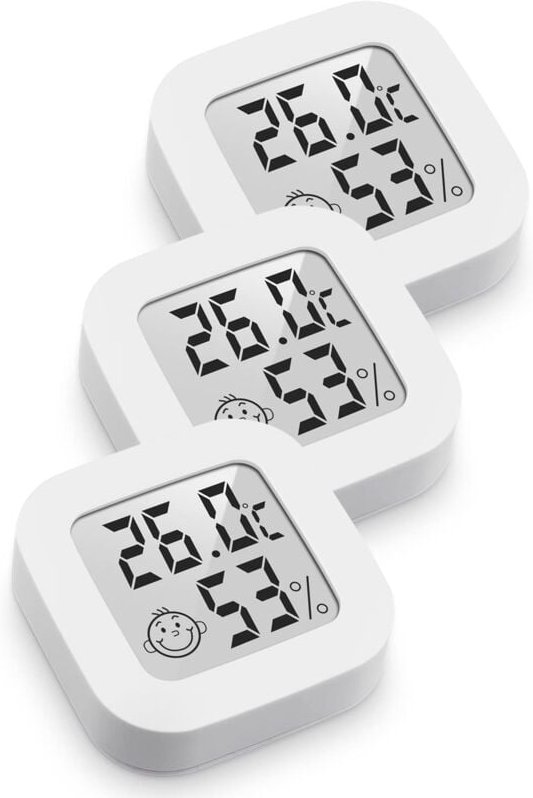 Mini-Hochpräzisions-Digital-Innenthermometer-Hygrometer-Thermo-Hygrometer-Komfortniveauanzeige