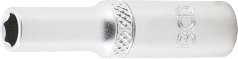 Bgs Technic - Steckschlüssel-Einsatz Sechskant, tief Antrieb Innenvierkant 6,3 mm (1/4') sw 6 mm