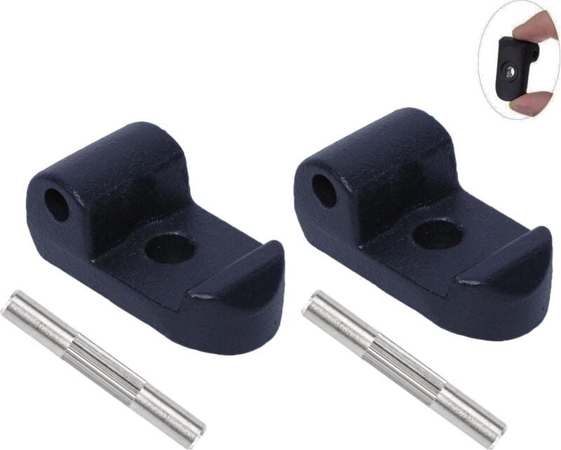 Lntyq - Stück Klapphaken-Verschlusspolster mit Eisenschnalle, kompatibel mit dem Elektroroller Xiao-mi M365