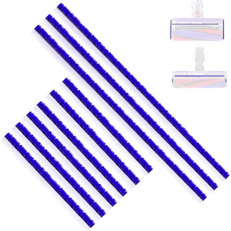 9 Stück weiche Plüschstreifen als Zubehör für Dyson V6, V7, V8, V10, V12, V15, DC58, DC59, DC62, DC72, DC74 Staubsaugerk...
