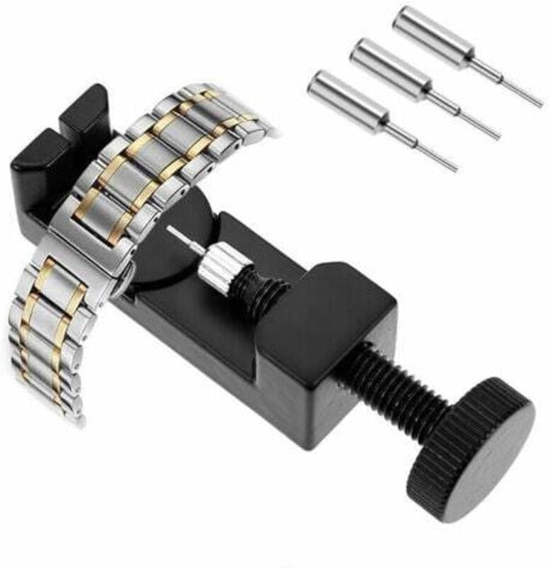 Ahlsen Uhrenarmband-Verbindungsstift-Entferner, Stifttreiber, Uhrenarmband-Reparatur-Werkzeug-Set für Uhrmacher mit 3 zu...