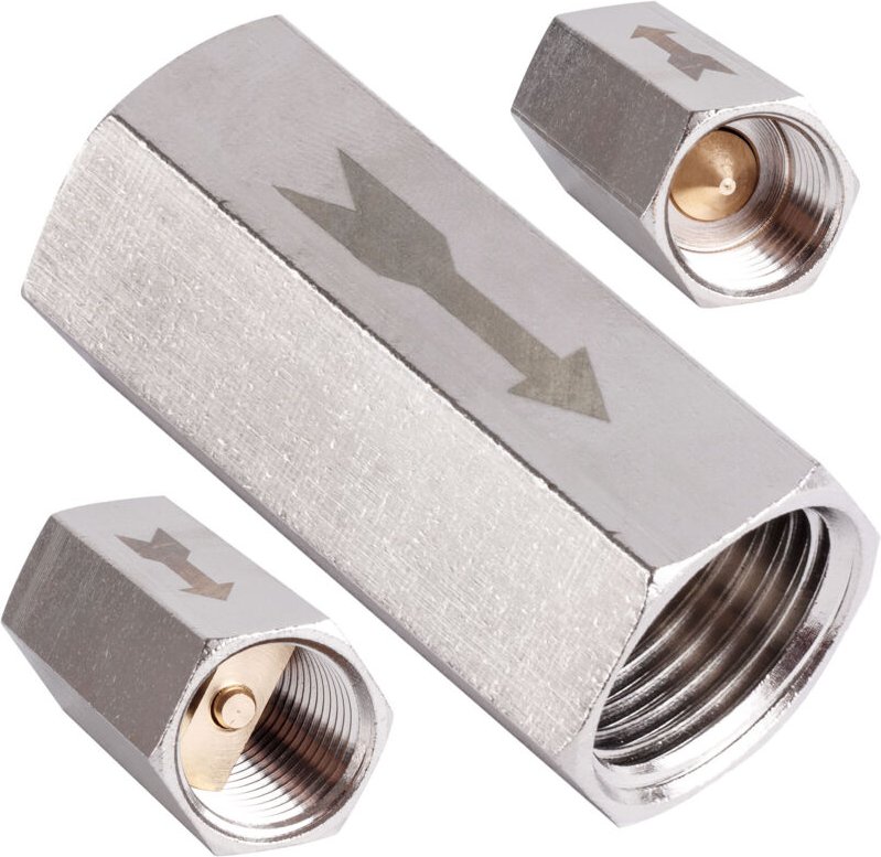 Lineares Pneumatisches Rückschlagventil 1/2 Zoll Gewinde Luftschutz