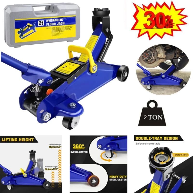 Dayplus - Rangierwagenheber Hydraulischer Wagenheber Stahl Für Wagenheber Auto Van Garage