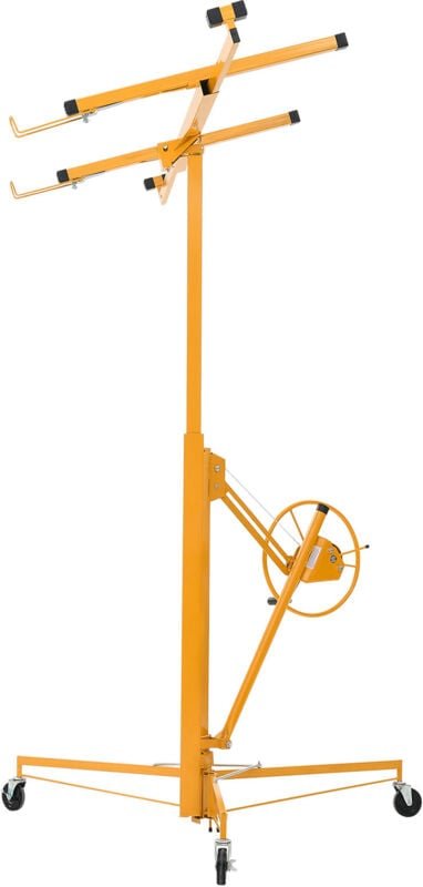 Mophorn Plattenheber bis 68 kg, 3353 mm Höhe, Gipskartonheber mit einstellbarem Teleskoparm, Trockenbau-Hebevorrichtung ...