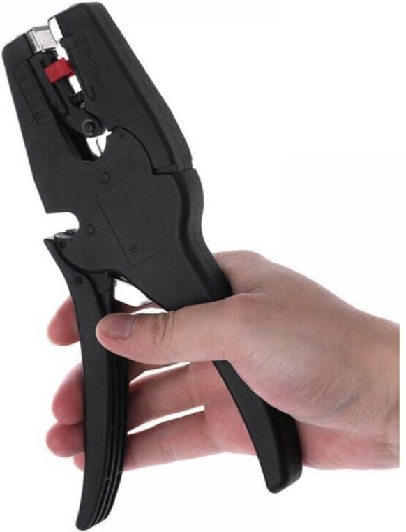 Ymyny - 1-teiliger professioneller Abisolierer, elektrischer Abisolierer, Drahtschneider, einstellbare Präzisions-Mehrzw...