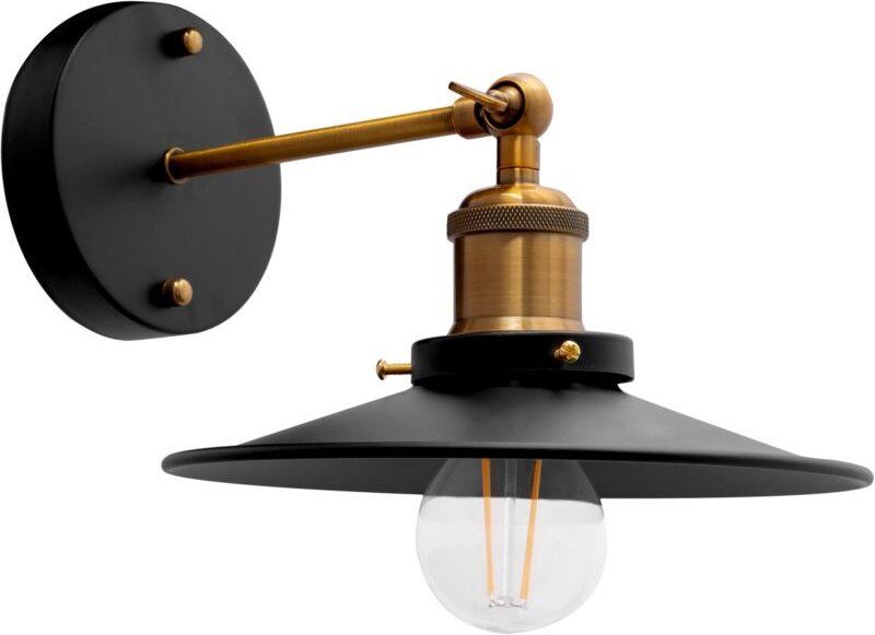 Wandlampe porto black