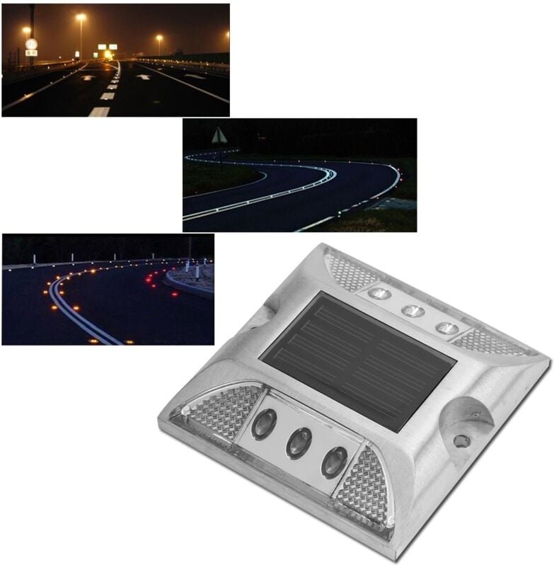 Spacnana Solarbetriebene Bodenleuchte, 1,2 V 0,3 W LED-Bodenleuchte, solarbetriebene Bodenleuchte, wasserdicht, für Auße...