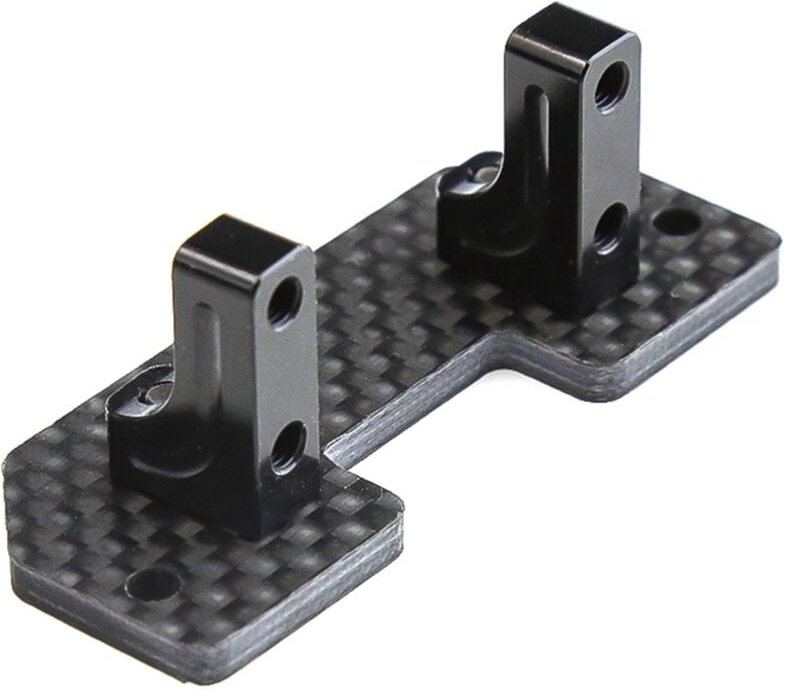 Tlily - Kohle Faser Servo Halterung Halter Achse Hoch Feste für Axial SCX10 ii 90046 1/10 rc Crawler Auto Upgrade Teile