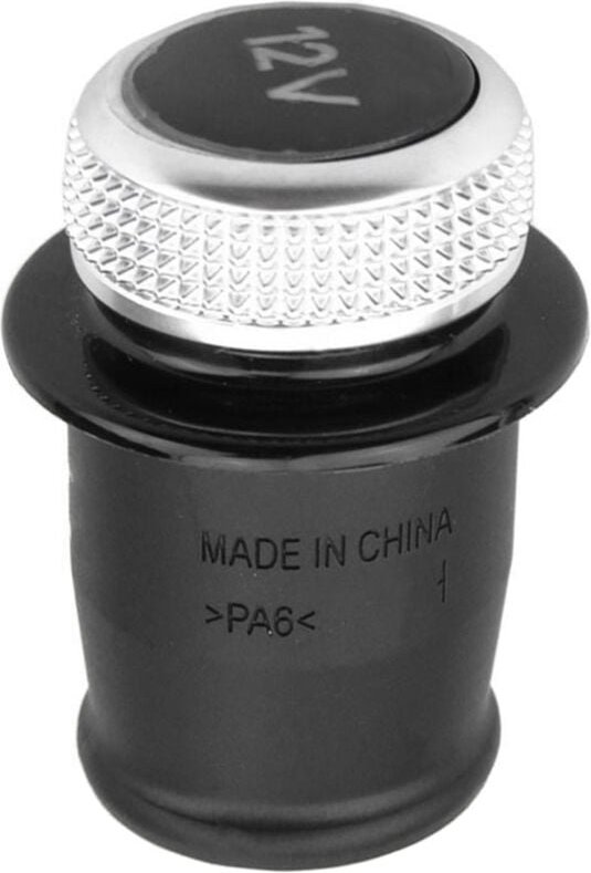 Tlily - 4L0919311 -ZigarettenanzüNderabdeckung Verchromt -ZigarettenanzüNderstecker für - A3 A4 A5 Q2 R8 8WD919311