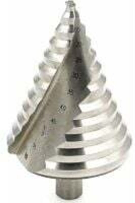 Lntyq - Großer HSS-Stufenbohrer – Schnellarbeitsstahl titanbeschichtet – 6-60 mm – Bohrer für Aluminiumbleche und Holz –...