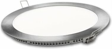 Thumbnail - Rundes, warmes LED-Downlight mit 24 w in Mattsilber