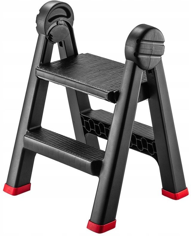 Kadax - Werkstatt Klappleiter, 47x44x63cm Trittleiter aus Kunststoff