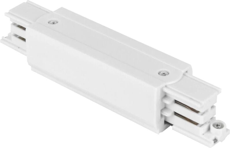 Led Line - Verbinder i linear für 3-Phasen-Stromschiene lumicanto Weiß mit Einspeisemöglichkeit prime