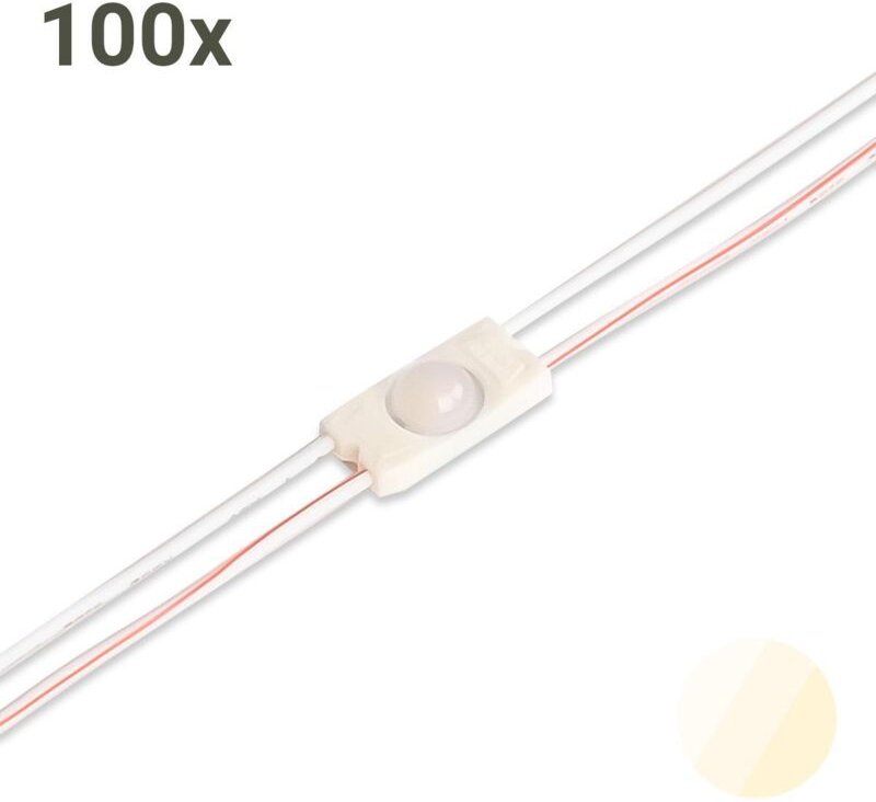 LED Minimodul 4500K 0,3W 160° 12V IP65 (100 Stück VPE)