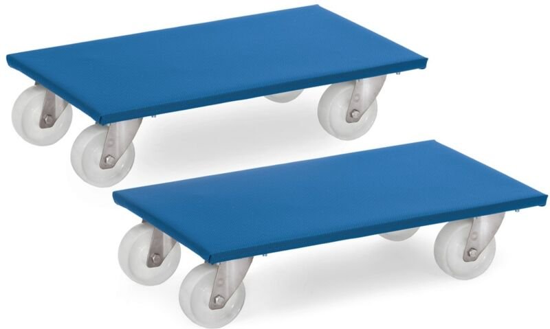 Möbelroller, Ladefläche 600 x 300 mm, Polyamid - Fetra