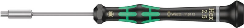 Elektronik-Schraubendreher Außensechskant 2,5 mm - Wera