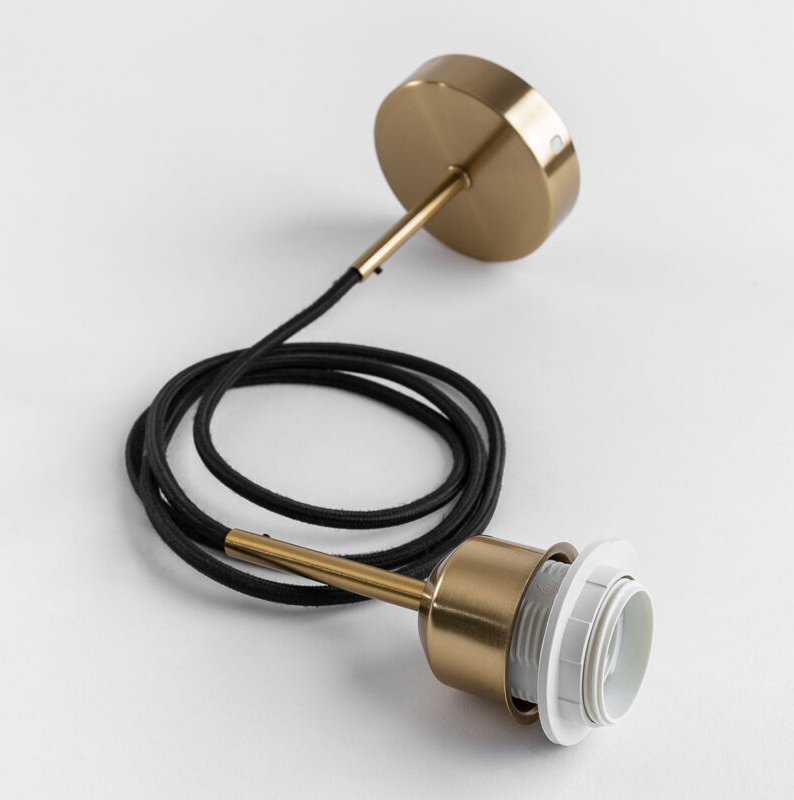 SKLUM Kabel für Deckenlampe aus Polyethylen Kiroga Schwarz Schwarz