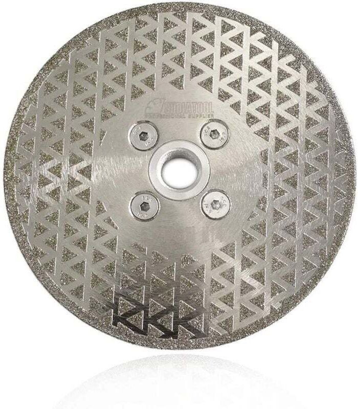 125-mm-Elektrolyt-Diamantsägeblatt zum Schneiden und Schleifen von Stein, Granit, Marmor und Fliesen.