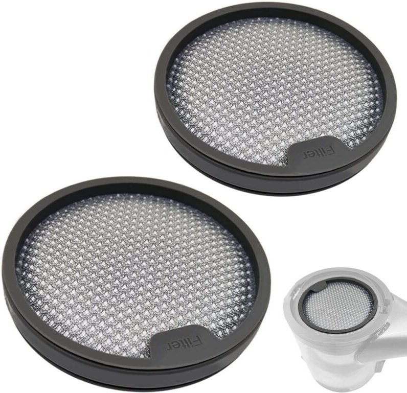 2-teiliges HEPA-Vorfilter-Zubehör für Xiaomi G9 G10, Dreame T10, T20, T30, T20 Pro, T30 NEO, R10, R10 Pro, R20 – waschba...