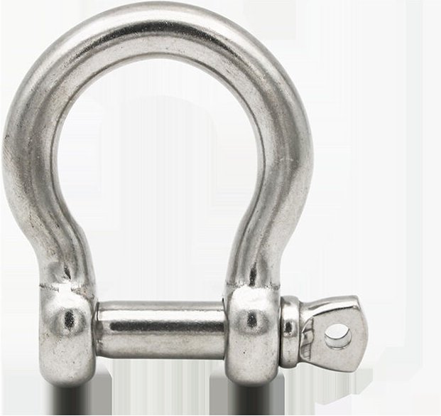 Stück M4 D-Ring-Schäkelschlösser aus Edelstahl 304 für Hochleistungs-Takelage, Tragen, Stahlkettengliedschäkel - Lntyq