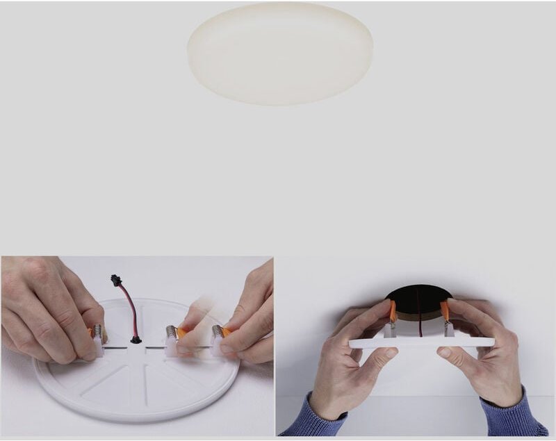 92387 eb Panel Veluna VariFit LED-Einbauleuchte 4.50 w Satin - Paulmann