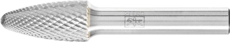 PFERD TOOLS Hartmetall Hochleistungsfrässtift TOUGH-S Rundbogen RBF Ø 12x25 mm Schaft-Ø 8 mm schlagfest