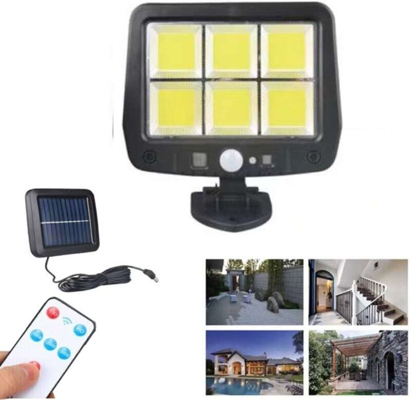 Ledcob12waußenscheinwerfermitsolarpanel,bewegungssensor,twilight562