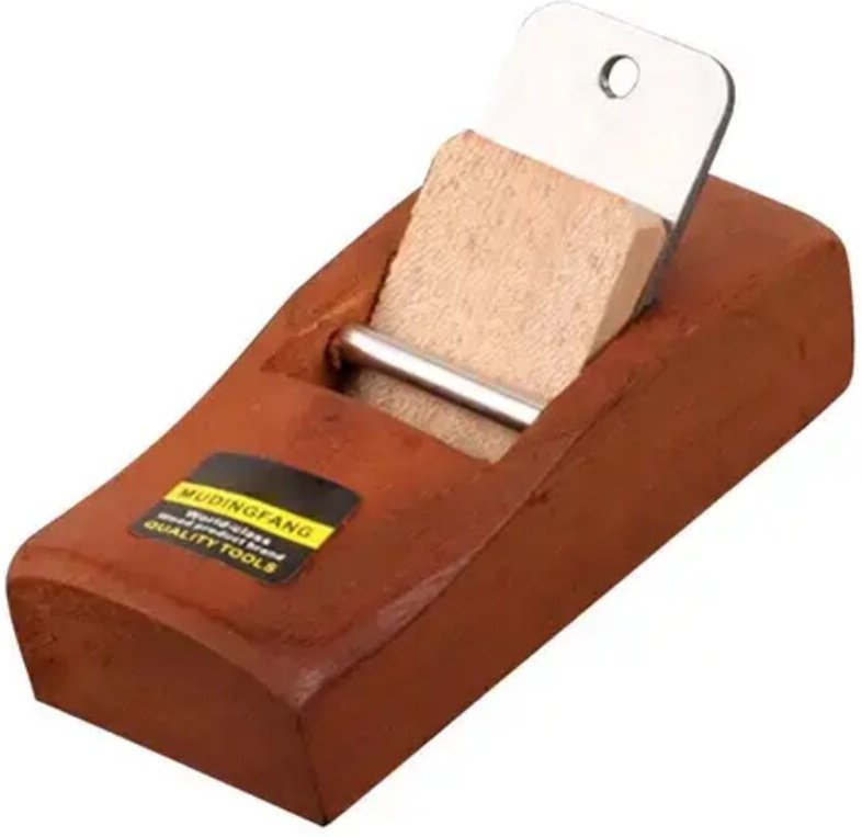 Hobel für Haus und Garten, Mini-Flachhobel, Handhobel, Schreinerwerkzeug, DIY-Hobel, 100-mm-Holzhobel