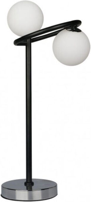 Havanna Tischleuchte 2xg9 schwarz/chrom 50x21x23 cm