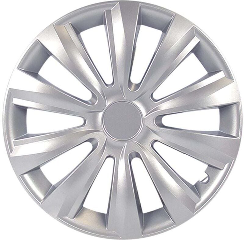 Radzierblende Delta 40 cm (16 Zoll) silber 1 Stück Radkappe - Cartrend