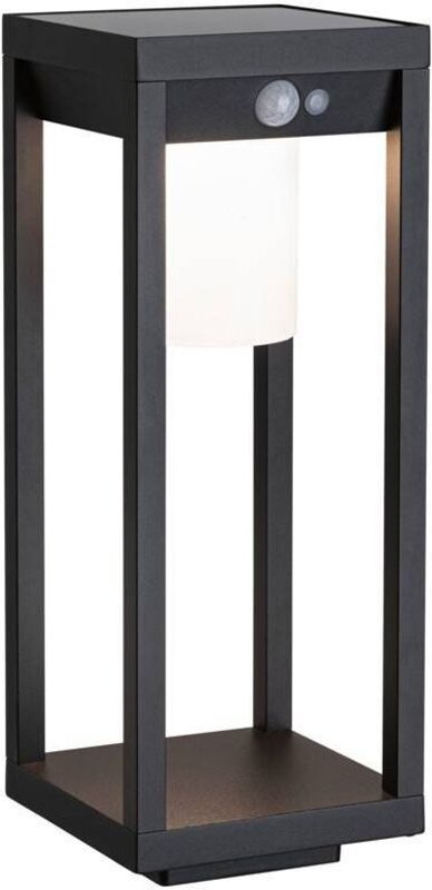 Paulmann LED Solarleuchte Marisol schwarz 40 x 15cm mit Bewegungsmelder LED Solarleuchte