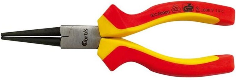 Thumbnail - FP - Fortis Langbeckzange vde 160 mm runde Backen, Mehrkomponenten-Griff