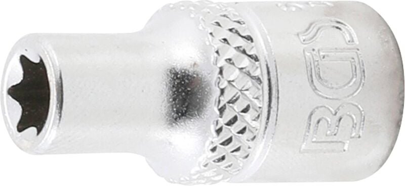 Thumbnail - Bgs Technic - Steckschlüssel-Einsatz E-Profil Antrieb Innenvierkant 6,3 mm (1/4') sw E6