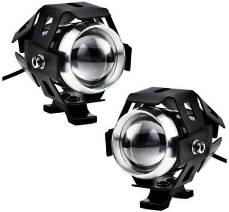 Mumu - pcs Motorradscheinwerfer, LED-Zusatznebelscheinwerfer, Motorradscheinwerfer, 1200LM, U5, wasserdicht, für Motorra...