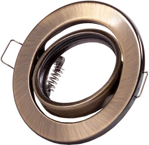 Ring Downlight Runden Kippbar 'Vepa' Stahl 90mm - Latonado