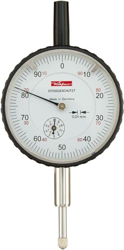 Präzisions-Messuhr stossgeschützt m 2 s d 58 mm Käfer