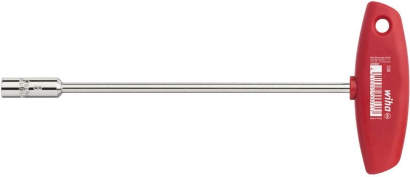 Thumbnail - Wiha - Steckschlüssel mit Quergriff Sechskant glanzvernickelt 17,0 mm (00995)